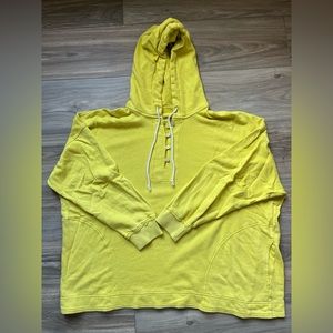 Aerie Beach Weekend Quarter Button Hoodie Size L